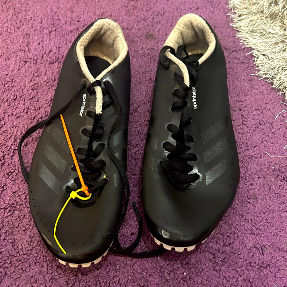 Black Adidas Sprinters Track Spikes